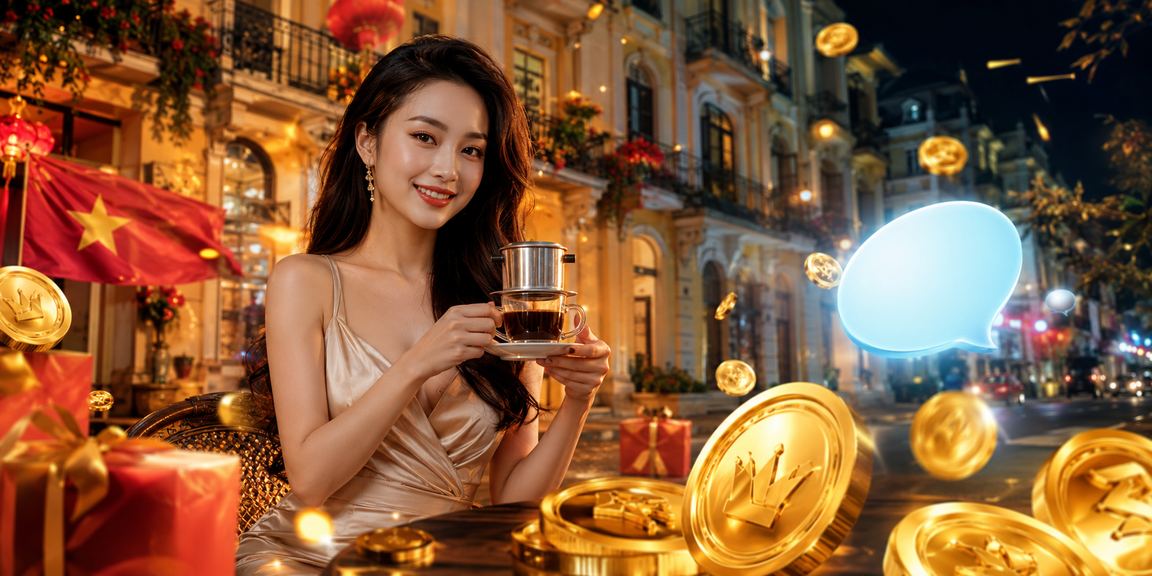 Người dùng VIP tại Hà Nội nhâm nhi cà phê và quản lý tài khoản cá cược trực tuyến trên điện thoại